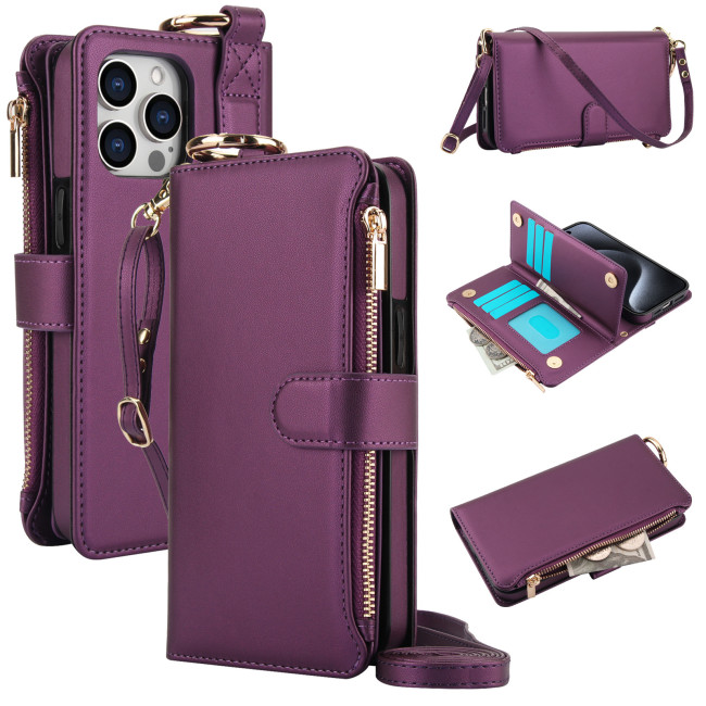 For iPhone 17 Air 17 Pro Max 16 15 14 13 12 XR XS 7 8 Phone Case Wallet Leather