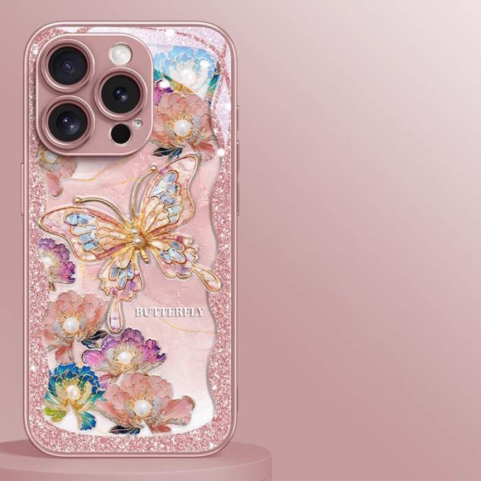 For iPhone 17 Air 17 Pro Max 16 15 14 13 12 XR XS 7 8 Phone Case Feather Yarn