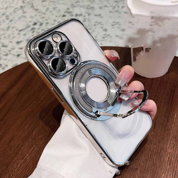For iPhone 17 Air 17 Pro Max 16 15 14 13 12 11 Phone Cover Magnetic Rod Bracket