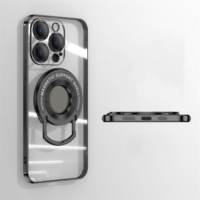 For iPhone 17 Air 17 Pro Max 16 15 14 13 12 11 Phone Cover Magnetic Rod Bracket