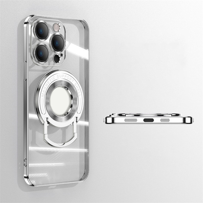 For iPhone 17 Air 17 Pro Max 16 15 14 13 12 11 Phone Cover Magnetic Rod Bracket