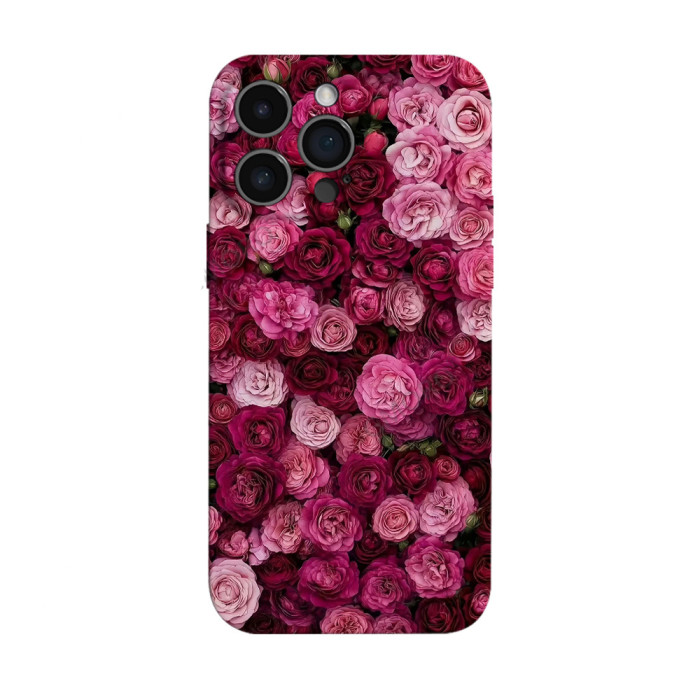 For iPhone 17 Air 17 Pro Max 16 15 14 13 12 11 XR 7 8 XS Phone Cover Unique Rose Flower