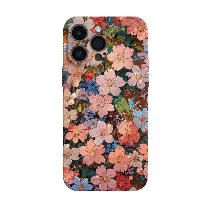 For iPhone 17 Air 17 Pro Max 16 15 14 13 12 11 XR 7 8 XS Phone Cover Unique Rose Flower
