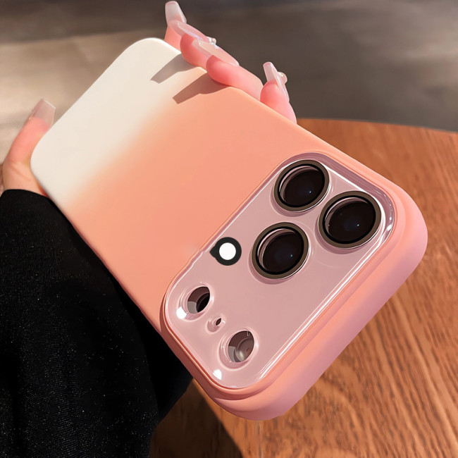 For iPhone 17 Air 17 16 Pro Max 15 14 13 12 11 XR XS 7 8 Phone Case w/Lens Protector Gradient