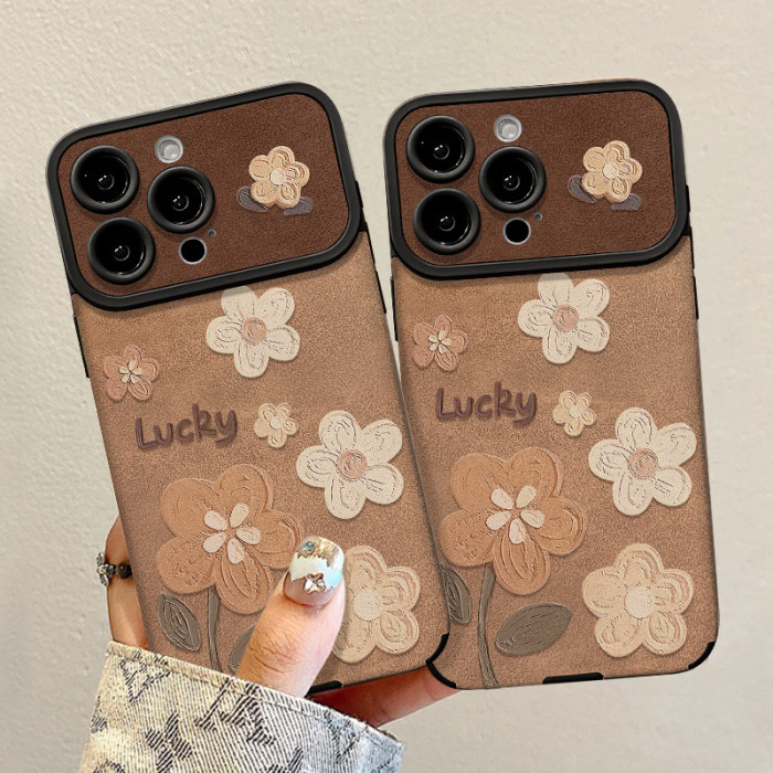 For Apple iPhone 17 Air 17 Pro Max 16 15 14 13 12 11 XR 7 8 XS Advanced  Phone Cover Flower Lanyard