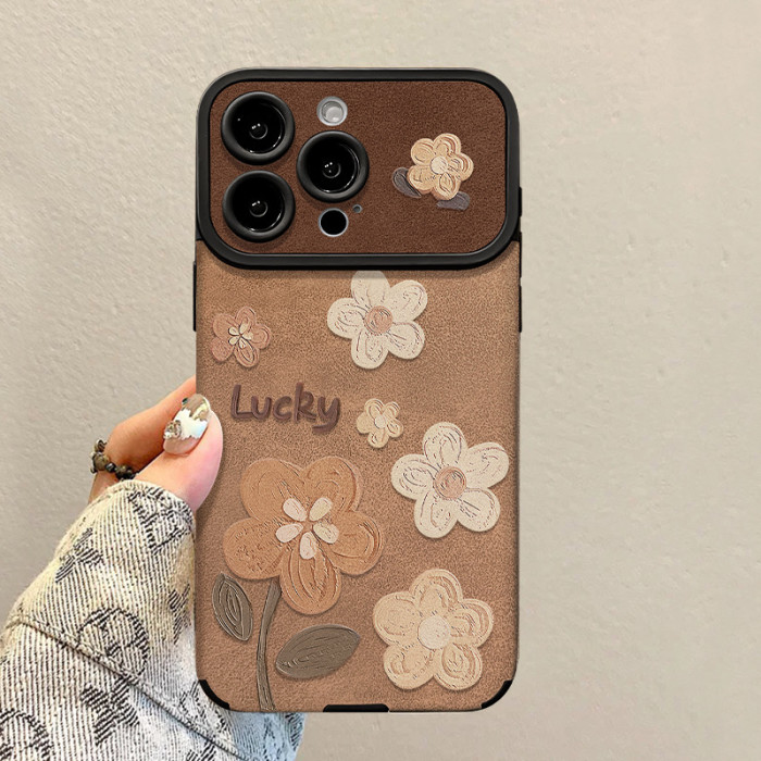 For Apple iPhone 17 Air 17 Pro Max 16 15 14 13 12 11 XR 7 8 XS Advanced  Phone Cover Flower Lanyard