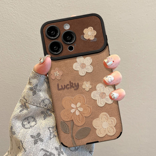 For Apple iPhone 17 Air 17 Pro Max 16 15 14 13 12 11 XR 7 8 XS Advanced  Phone Cover Flower Lanyard