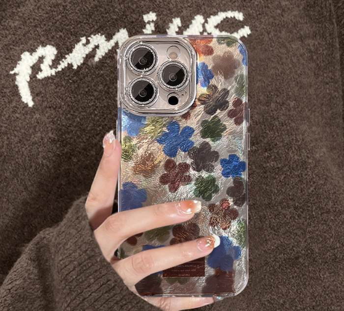 For Apple iPhone 17 Air 17 Pro Max 16 15 14 13 12 11 XR 7 8 XS Phone Case Camellia Doll Lanyard Bracket