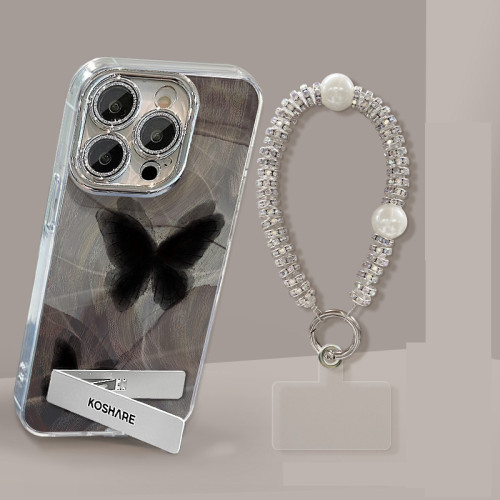 For Apple iPhone 17 Air 17 Pro Max 16 15 14 13 12 11 Bracelet Bracket Phone Case