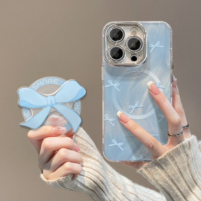 For Apple iPhone 17 Air 17 Pro Max 16 15 14 13 12 11 Phone Cover Magnetic Bracket
