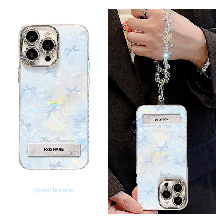 For Apple iPhone 17 Air 17 Pro Max 16 15 14 13 12 Phone Cover Bracket Bracelet