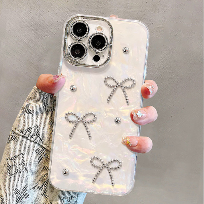 For Apple iPhone 17 Air 17 Pro Max 16 15 14 13 12 11 Phone Cover Bead Bracelet