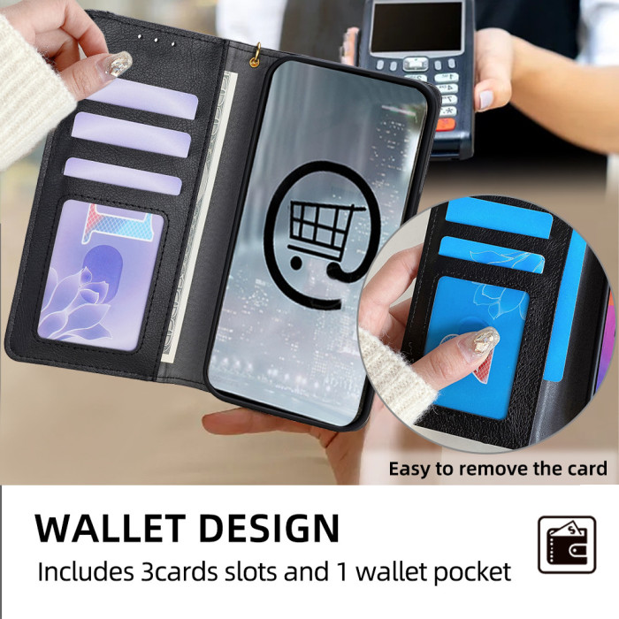 For Apple iPhone 17 Air 17 Pro Max 16 15 14 13 12 11 Leather Phone Cover Wallet card holder