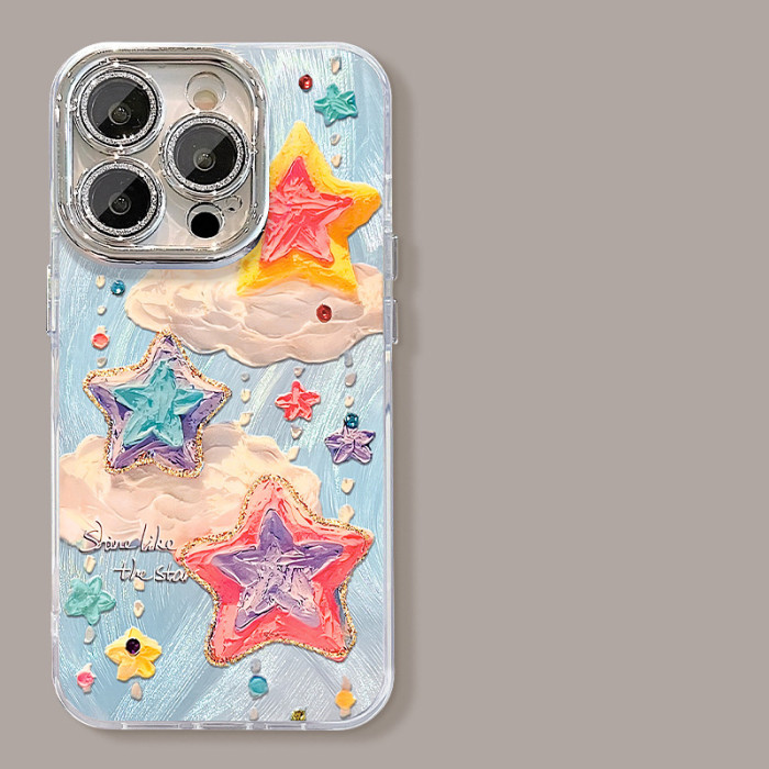 For Apple iPhone 17 Air 17 Pro Max 16 15 14 13 12 11 Phone Cover Starfish Bracelet