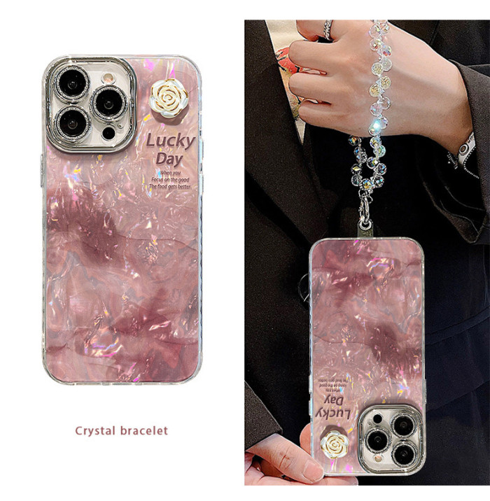 For Apple iPhone 17 Air 17 Pro Max 16 15 14 13 12 11 Phone Cover Bracelet Fashion Trendy Phone Protector