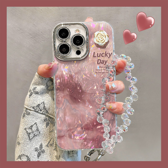 For Apple iPhone 17 Air 17 Pro Max 16 15 14 13 12 11 Phone Cover Bracelet Fashion Trendy Phone Protector