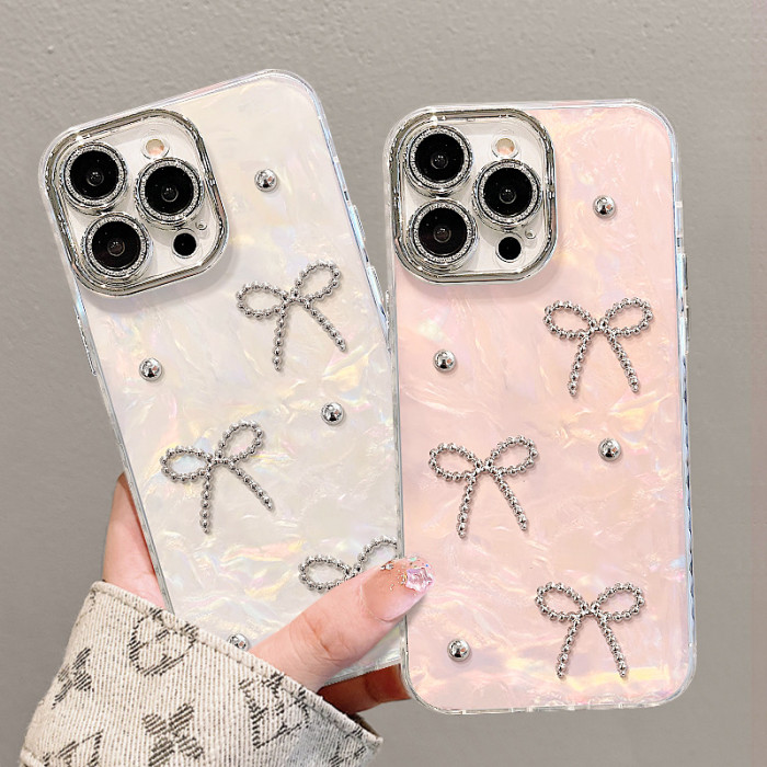 For Apple iPhone 17 Air 17 Pro Max 16 15 14 13 12 11 Phone Cover Bead Bracelet