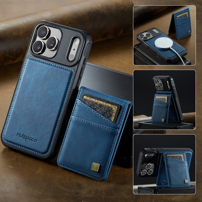 For iPhone 17 Air 16 Pro Max 15 14 13 12 11 8 7 XR XS Phone Case Magnetic 2in1 leather Wallet