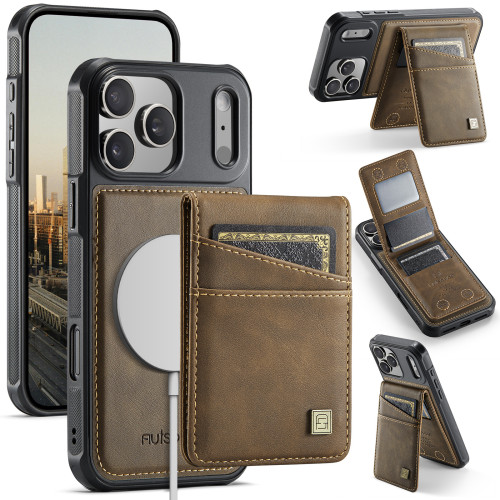 For iPhone 17 Air 16 Pro Max 15 14 13 12 11 8 7 XR XS Phone Case Magnetic 2in1 leather Wallet