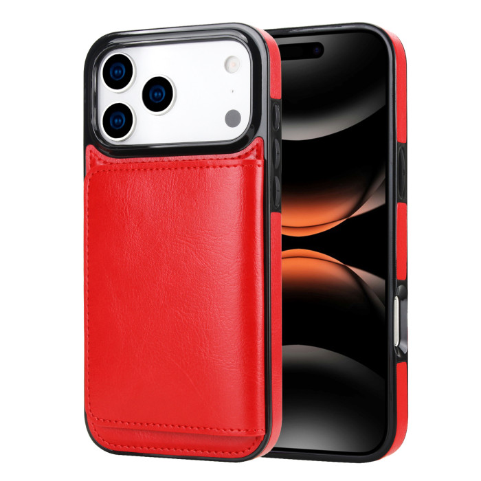 For Apple iPhone 17 Air 17 Pro Max 16 15 14 13 12 11 Phone Cover Leather Wallet card holder