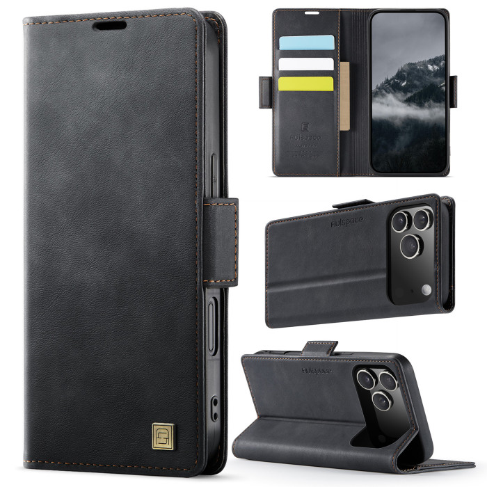 For iPhone 17 Air 17 Pro Max 16 15 14 13 12 Phone Case Leather Wireless Charging
