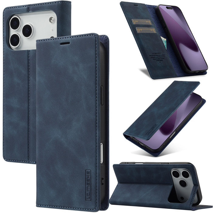 For Apple iPhone 17 Pro Max 16 15 14 13 12 11 Phone Cover Leather Wallet