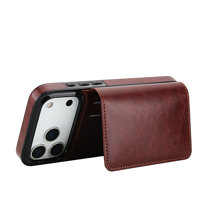 For Apple iPhone 17 Air 17 Pro Max 16 15 14 13 12 11 Phone Cover Leather Wallet card holder