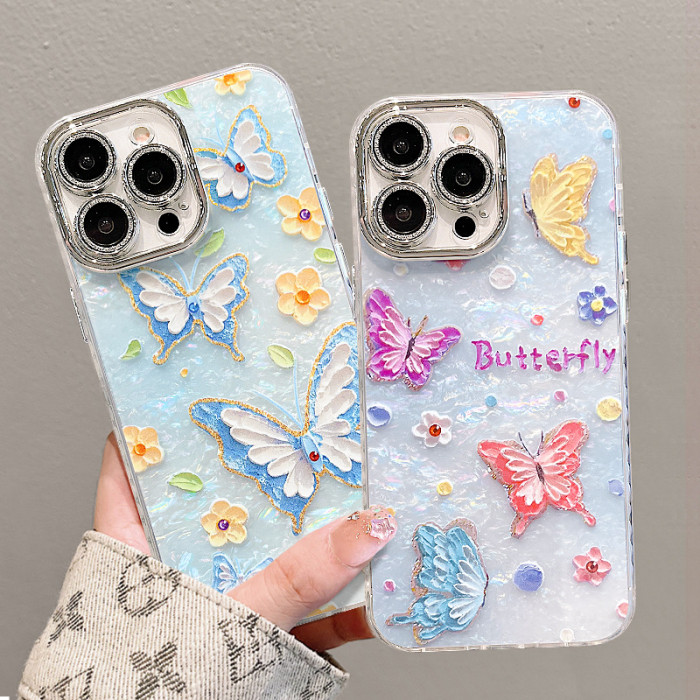 For Apple iPhone 17 Pro Max 16 15 14 13 12 11 Phone Cover Flower Bracelet