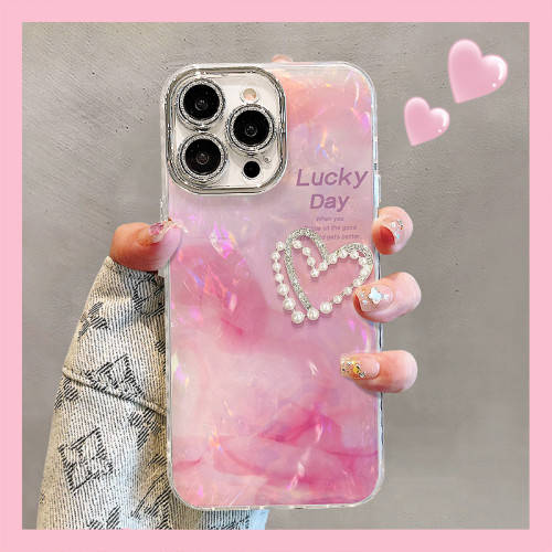 For Apple iPhone 17 Pro Max 16 15 14 13 12 11 Phone Cover Love Doll Bracelet