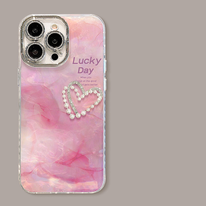 For Apple iPhone 17 Pro Max 16 15 14 13 12 11 Phone Cover Love Doll Bracelet
