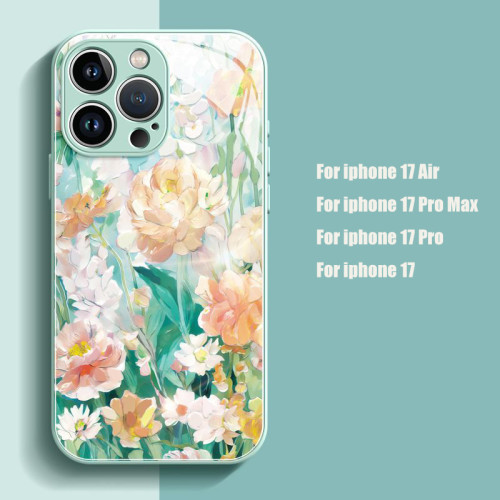 For Apple iPhone 17 Pro Max 16 15 14 13 12 11 Phone Cover Rose Flower