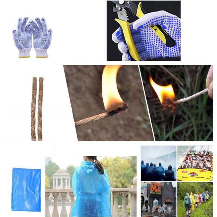Outdoor Multi-Functional Survival Tools Camping Survival First Aid Emergency New