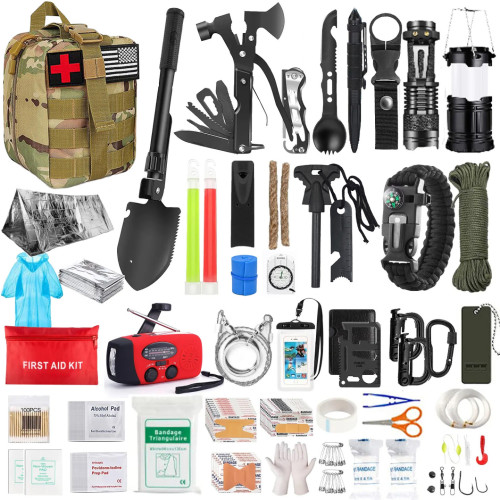 Outdoor Adventure Camping Supplies Survival Tool Camping Set  Emergency Kit New