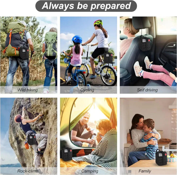 Outdoor Adventure Camping Equipment Supplies Survival Tool Set Emergency Kit New