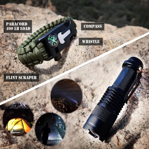 Professional Survival First Aid Tool Camping Outdoor Travel Survival Emergency 