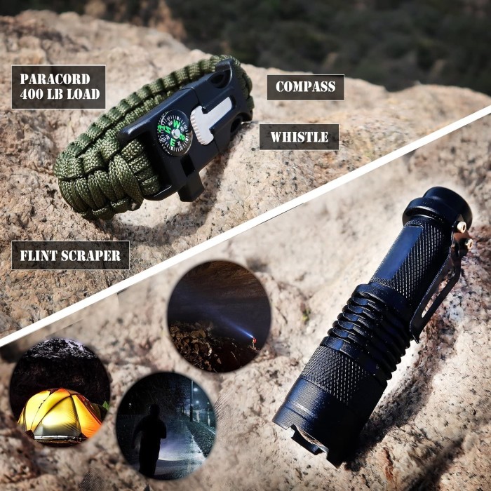 Professional Survival First Aid Tool Camping Outdoor Travel Survival Emergency 