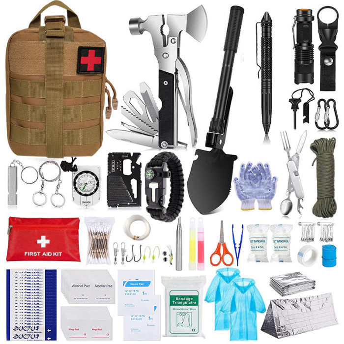 Outdoor Multi-Functional Survival Tools Camping Survival First Aid Emergency New