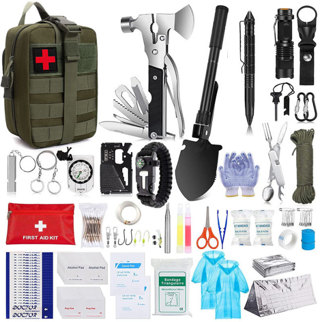 Outdoor Multi-Functional Survival Tools Camping Survival First Aid Emergency New