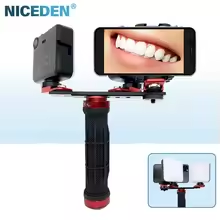 Niceden Dental Photo LED Light Dental Photography Light Macro Polarizer Intraoral Denture Photo With Phone Lamp For Dentist