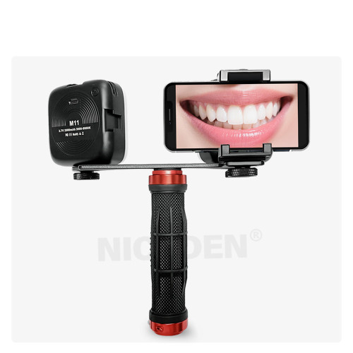 Niceden Dental Photo LED Light Dental Photography Light Macro Polarizer Intraoral Denture Photo With Phone Lamp For Dentist