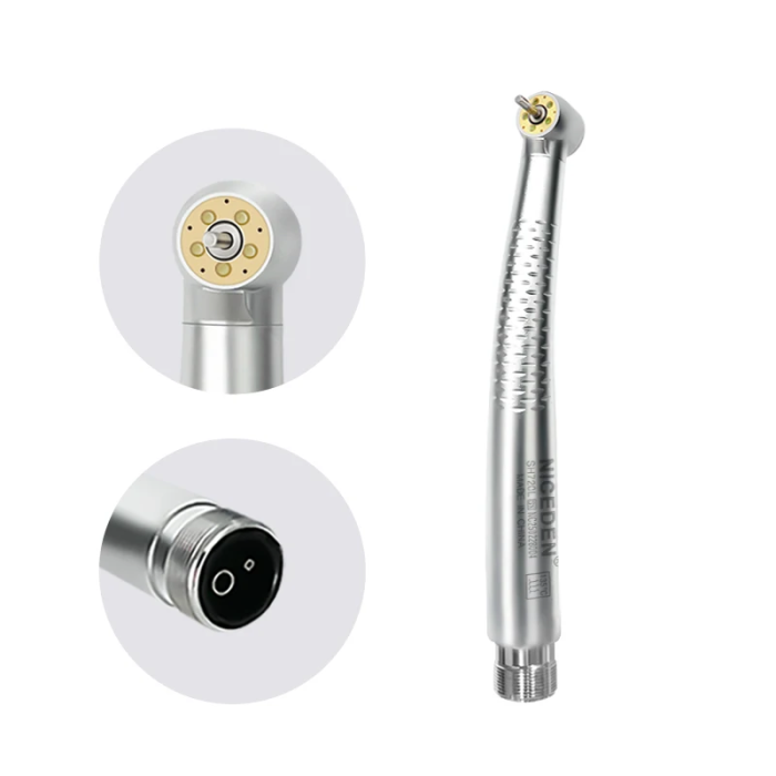 5 LED Dental High Speed Handpiece with 5 Water Sprays Push Button Air Turbine B2 M4 And Shadowless Lamp for Dental Procedures