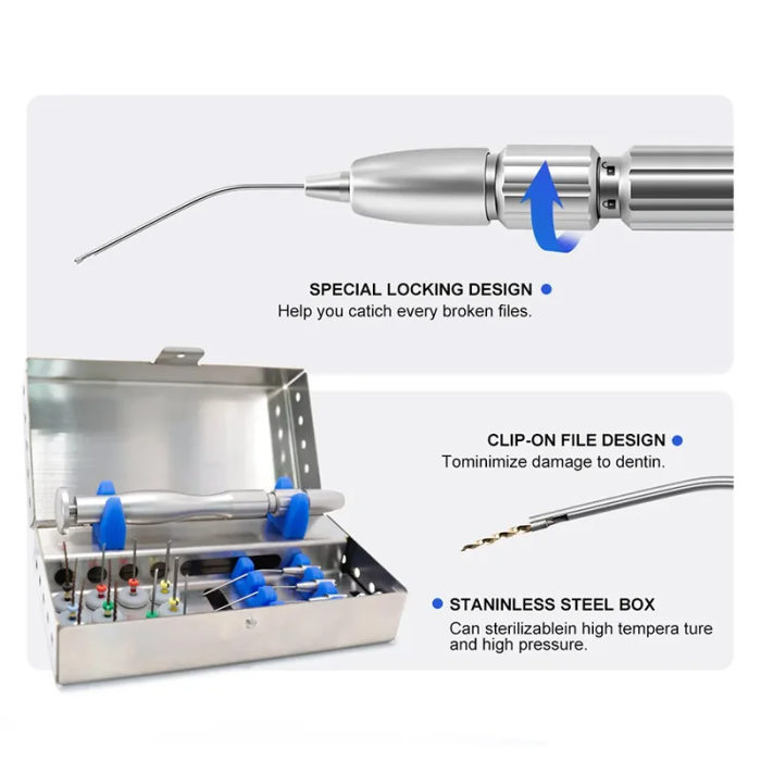 Niceden Whole set Dental Endodontic Endo File Removal System Kit Endo Broken File Removal Instrument Set Root Canal File Extract