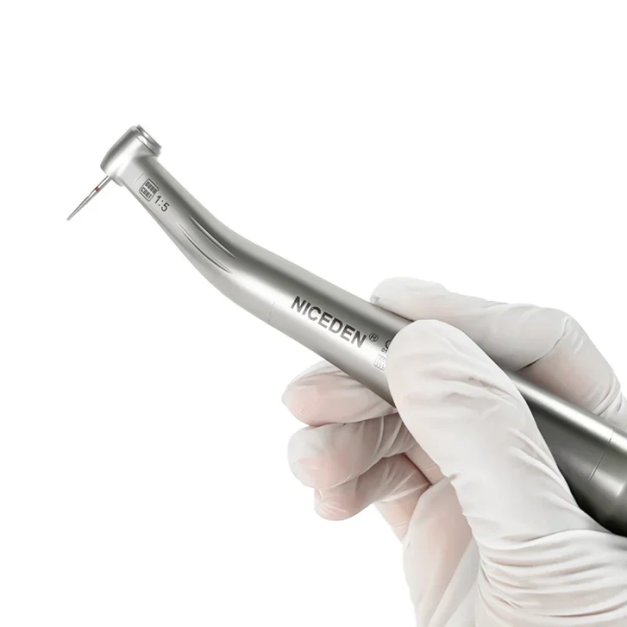 Dental 1:5 Booster handpiece water jet Implant Preparation Anti corner LED Fibre Optic Dental Equipment NICEDEN