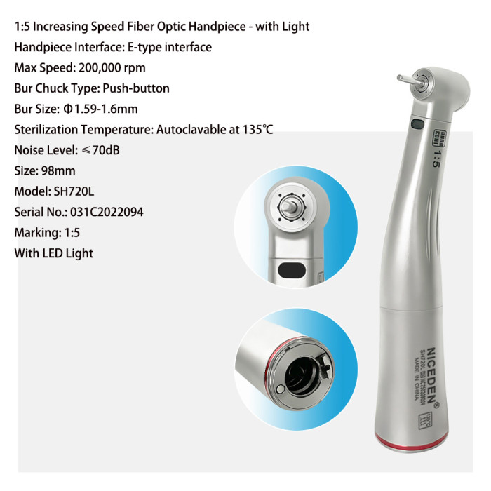 Dental Multifunctional Electric Micromotor with Water Tank Fiber Optic Handle Internal Water Spray Electric Motor Tools 2/4 Hole