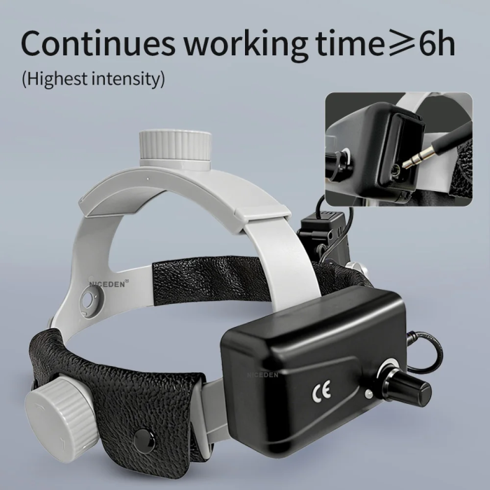 Niceden Dental Headlight 5W LED Spotlights For Dental Loupes Surgical Loupes Surgery Light Lamp For Dentist Medical Light Dentis