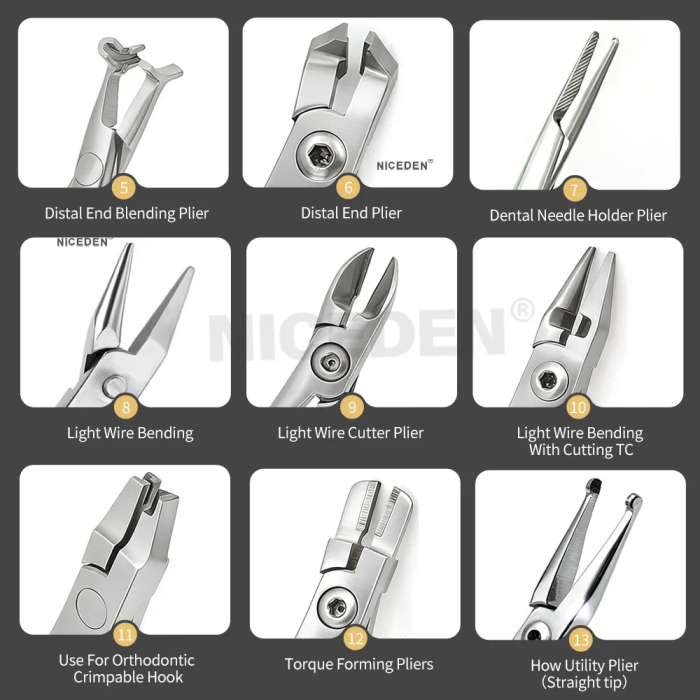 Dental Forceps Orthodontic Wire Distal End Cutter Pliers Bracket Brace Remover Plier Stainless Steel Dental Forceps Stainless
