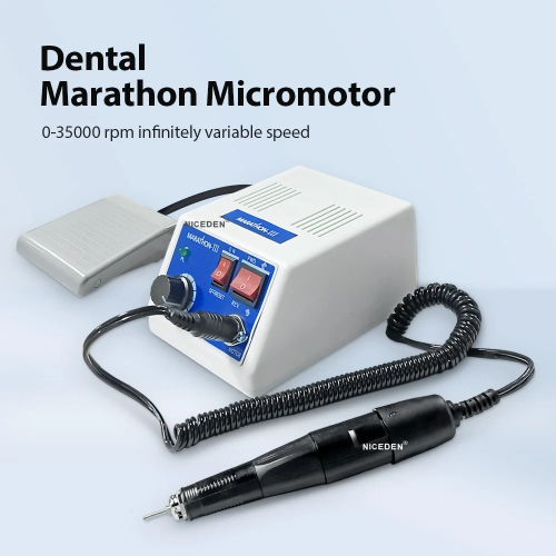 Dental Lab E Type Polishing Micromotor Polish Hand Grinder Handpiece SEAYANG MARATHON 3 Electric Motor 35000 RPM Nail Carving