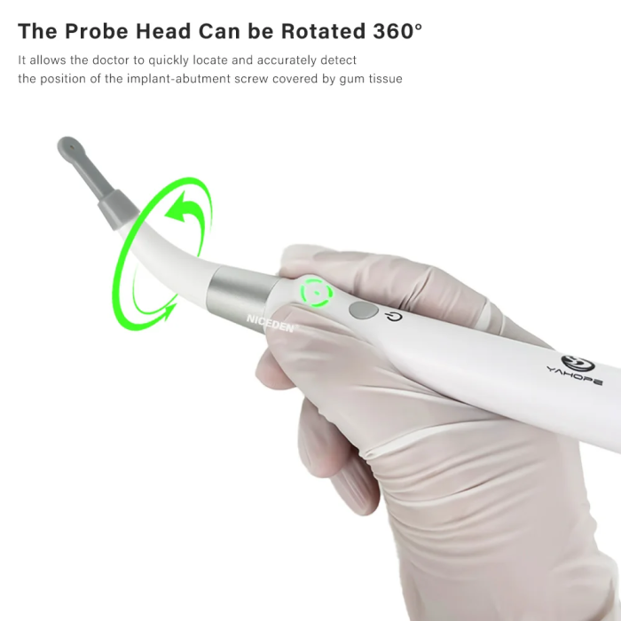 Dental Implant Positioning Probe 360° Rotatable 3 Mode Precision Sensor Intelligent Search For Implant Screws Dental Positioner
