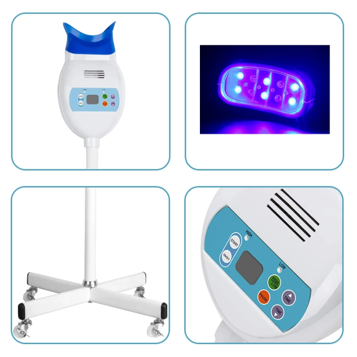 Niceden 1/3 Colour Teeth Whitening Light Professional Dental Teeth Whitening Instrument LED Light Dental Teeth Whitening Instrum