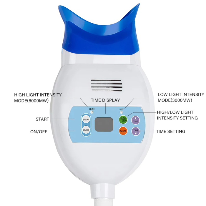 Niceden 1/3 Colour Teeth Whitening Light Professional Dental Teeth Whitening Instrument LED Light Dental Teeth Whitening Instrum